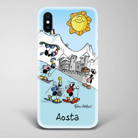 Cover artistica per Smartphone soggetto "Aosta"