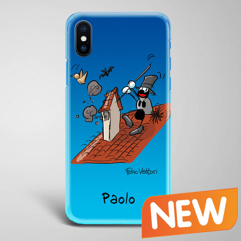 Cover artistica per Smartphone Personalizzata Spazzacamino