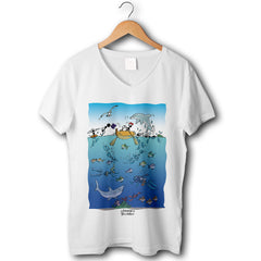 T-shirt donna elasticizzata Mare